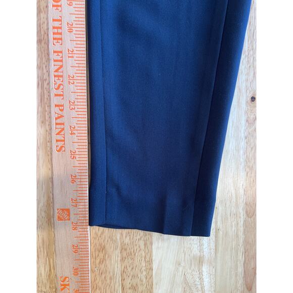 Theory Timba Madera Tapered Leg Pant Navy Women's 0 - Picture 10 of 10
